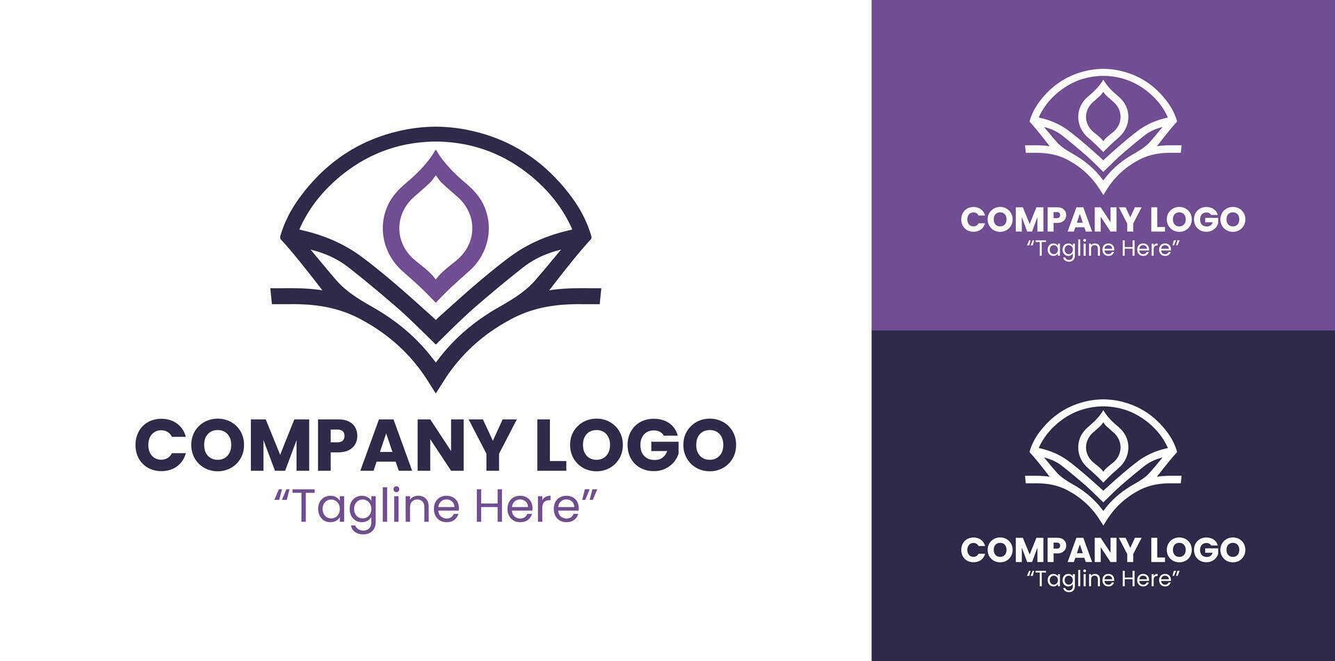 Modern Dynamic Logo for Digital and Corporate Branding in Purple vector