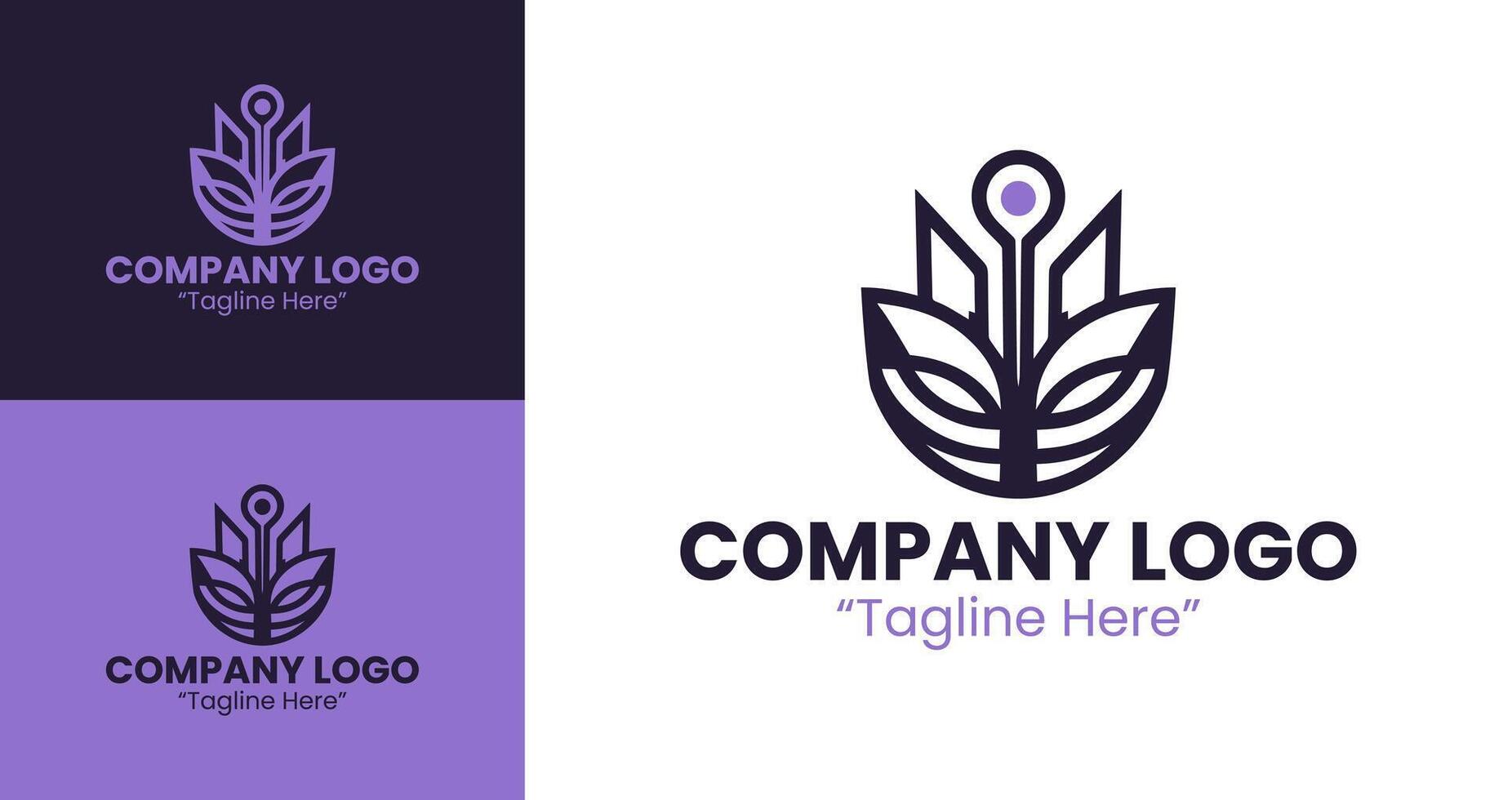 Modern Minimalist Logo for Unique Corporate Branding Solutions vector