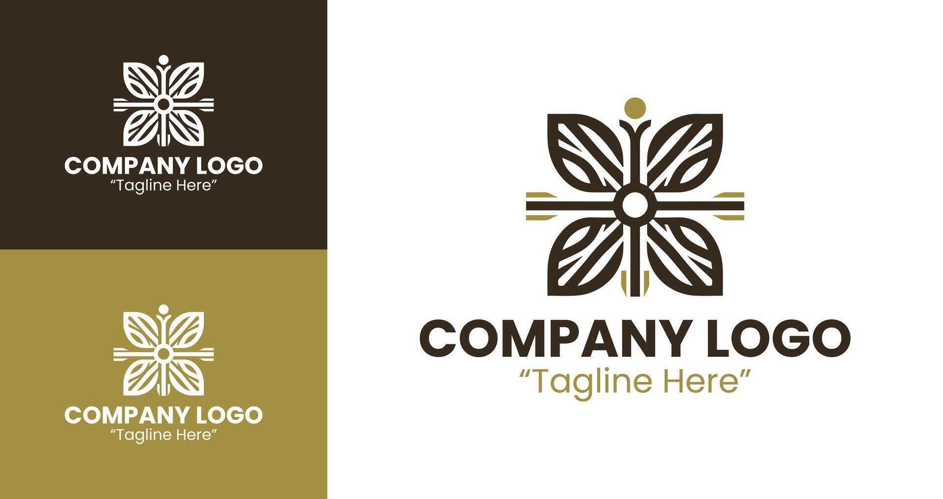 Sustainable and Modern Logo Design for Eco-Conscious Brands vector