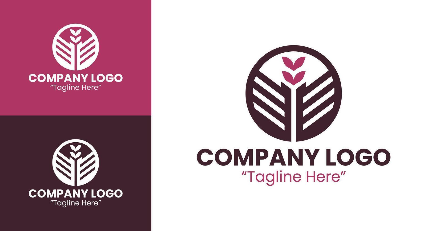 Minimalist Business Logo with Clean Lines for Branding Solutions in Purple vector