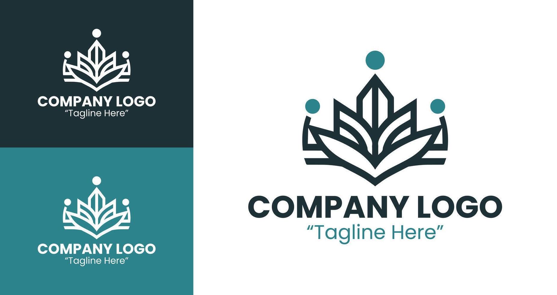 Custom Logo Design for Modern Business Branding and Identity Creation in Tosca Green vector