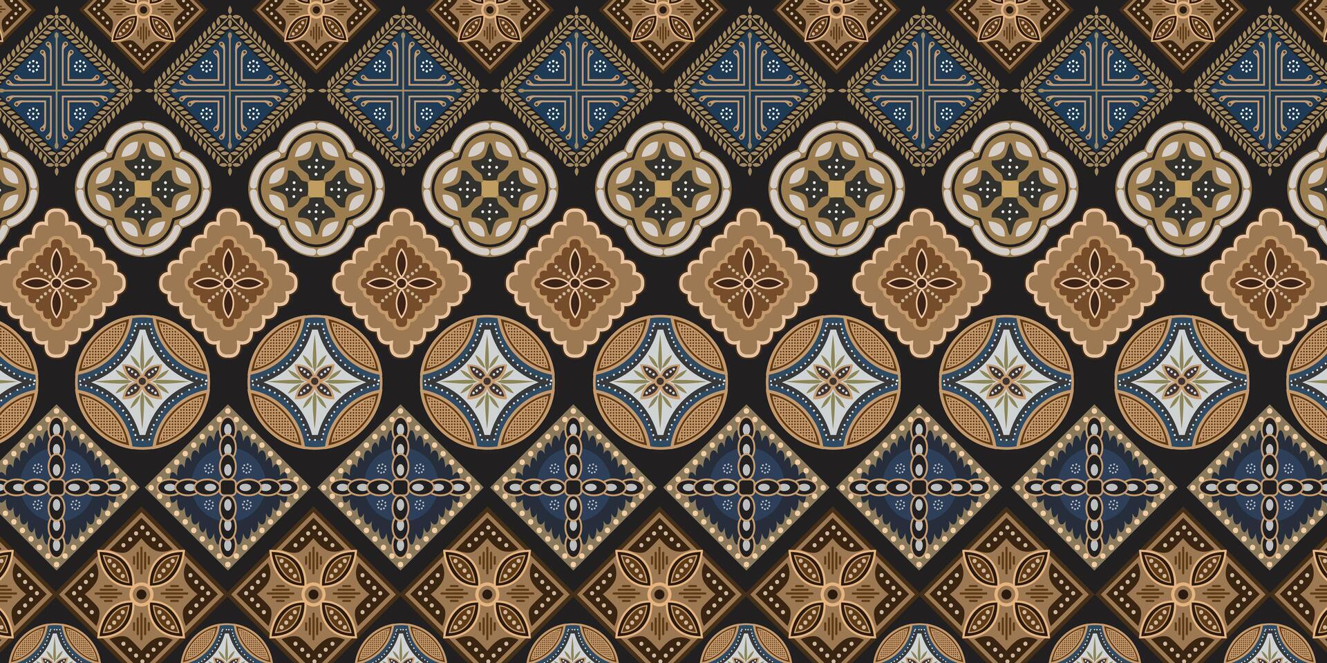 geometric pattern design in warm tones vector