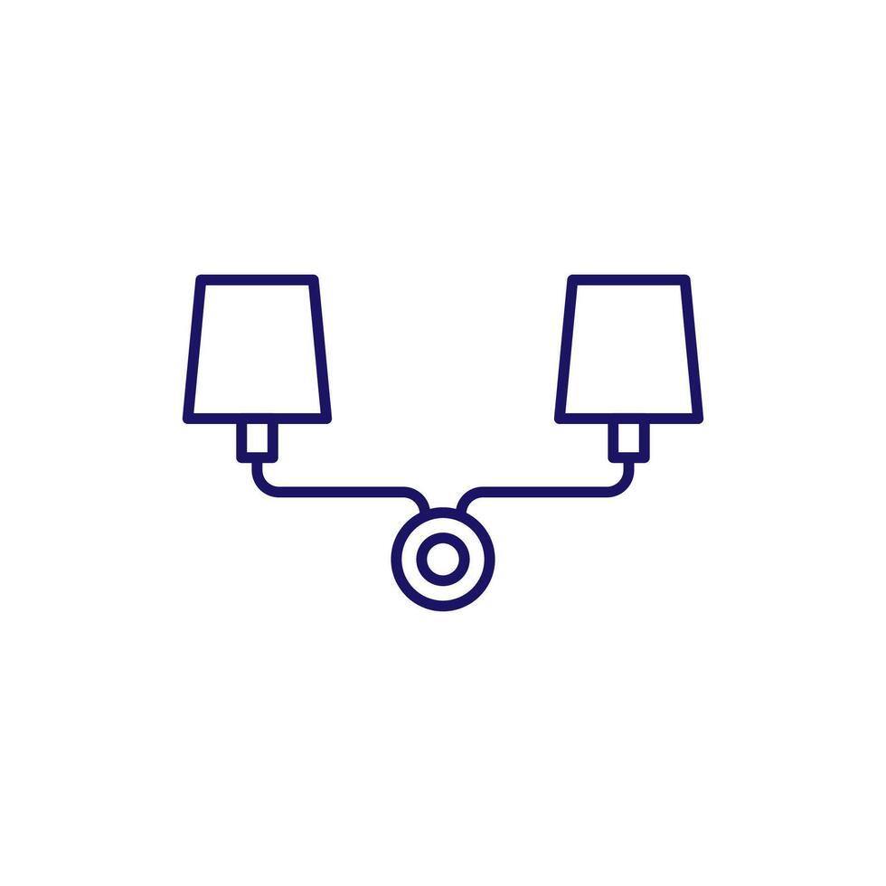 Street Light Outline Image for Graphic and Web Design, Apps, Adverts, Various Cards vector