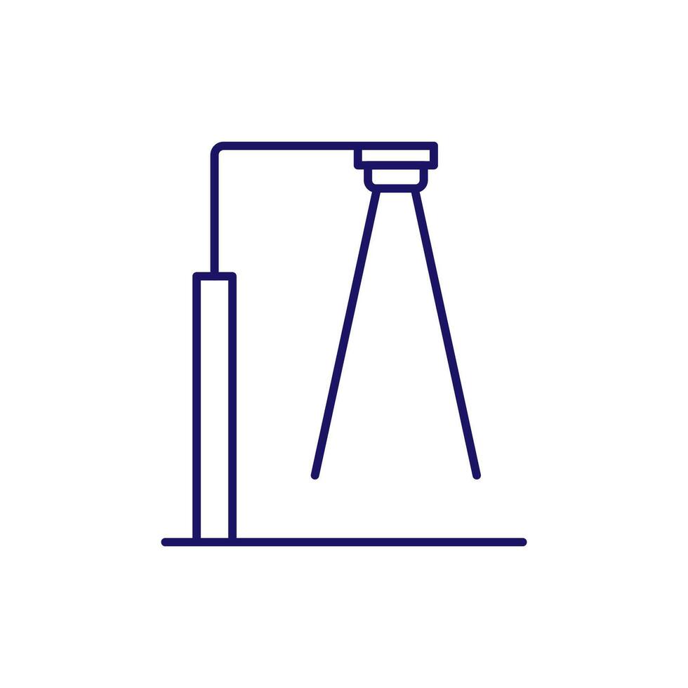 Street Light Minimalistic Sign for Web and Graphic Design, Apps, Banners, Social Network and Cards vector