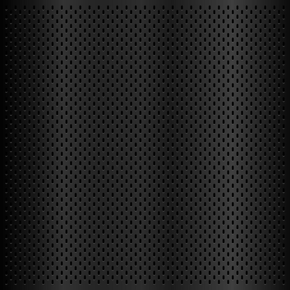 Peg board perforated texture material oval holes seamless pattern. vector