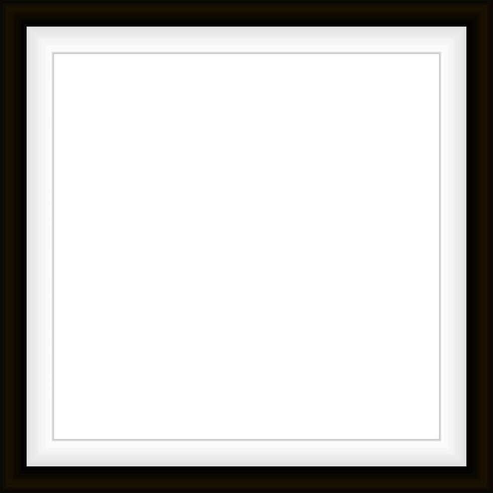 Elegant photo frame. Classic frame. Banner. Creates a complete and aesthetic look. Interior frame. Empty frame for your design. vector