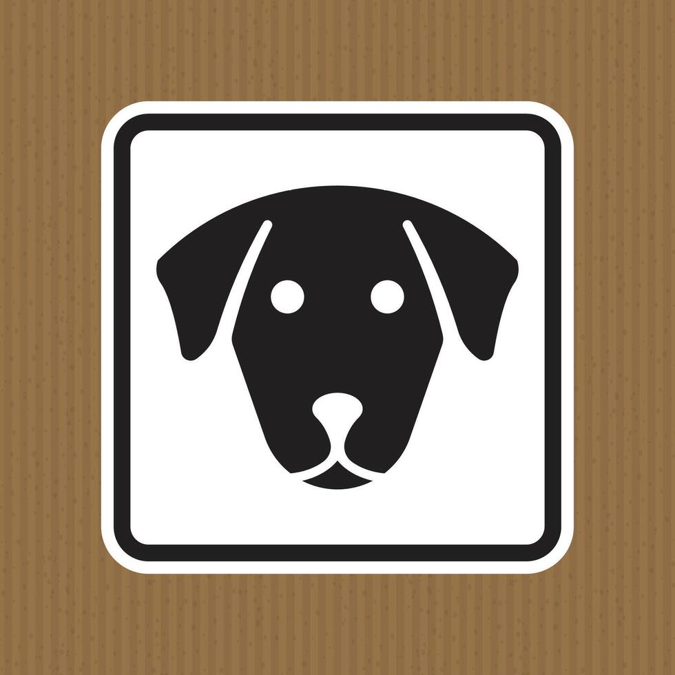 Cute Dog Icon Design with Simple Lines for Pets and Animal Lovers vector