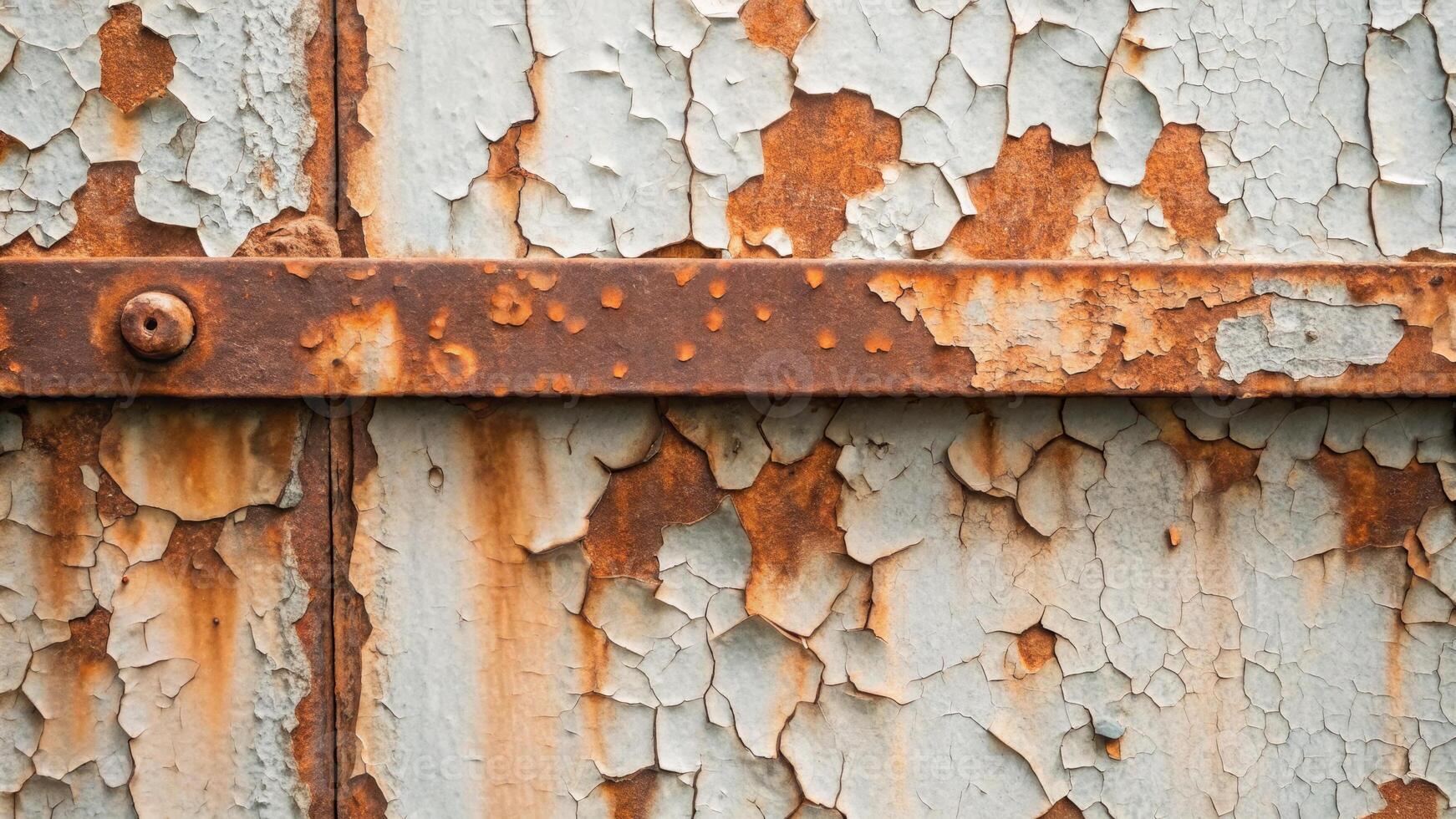Peeling paint rust metal texture decay corrosion weathered Peeling paint and rust weathered metal. Heat stroke concepts photo