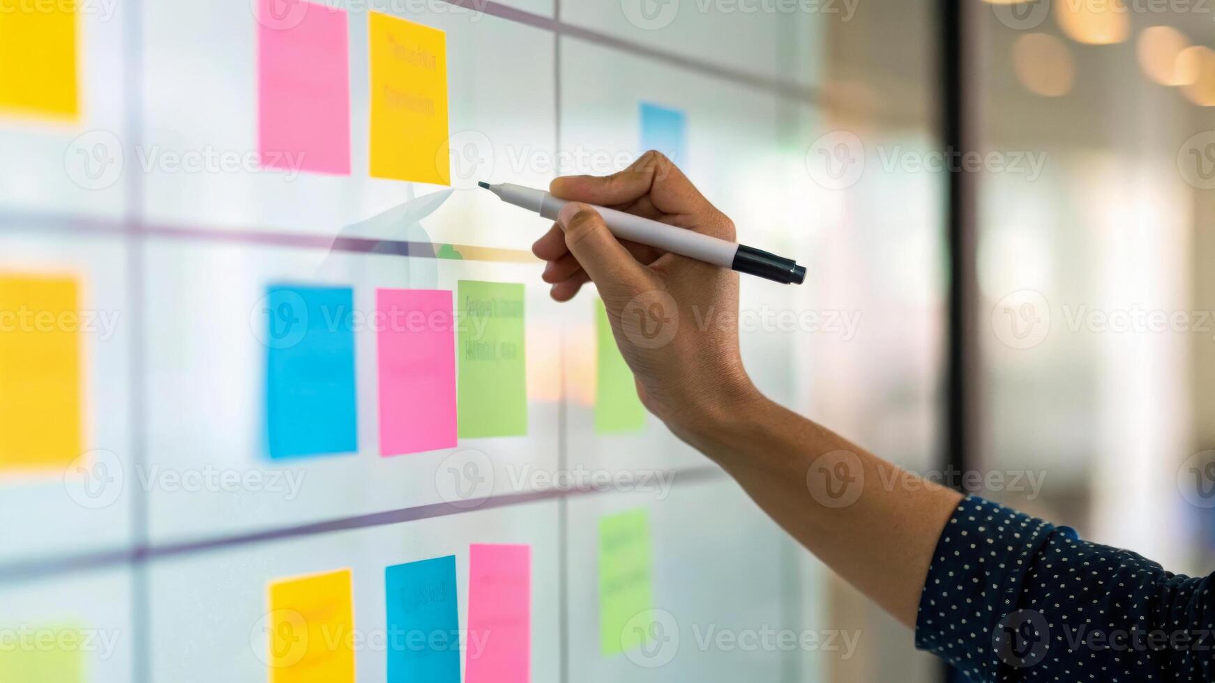Find search engine. Colorful sticky note planning, hand writing glass board,Job,Bar,Browsing,Global,Marketing,Networking,Optimization,Research,Share,Information,Reading,Social,Browser,Network photo