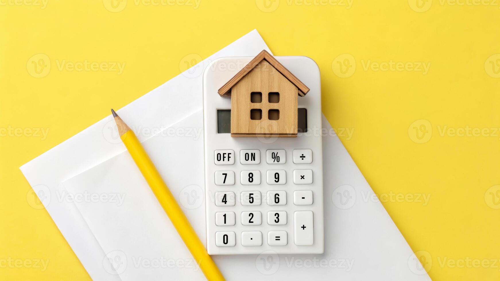 Invest tax inflation interest finance. Calculator house pencil paper yellow, Bank, Discount, Growth, Business, Cost, Rate, Offer, Sale, Commission, Fee, Percentage, Financial, Free Market photo