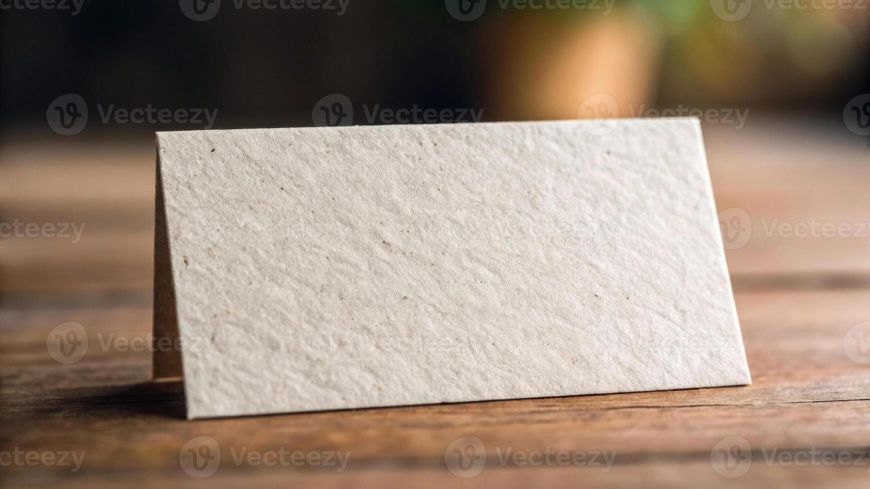 Sustainable business green environmental. Recycled paper card blank textured eco friendly sustainable brown rustic wood . Environment, earth day, corporate, development, eco friendly, save energy photo