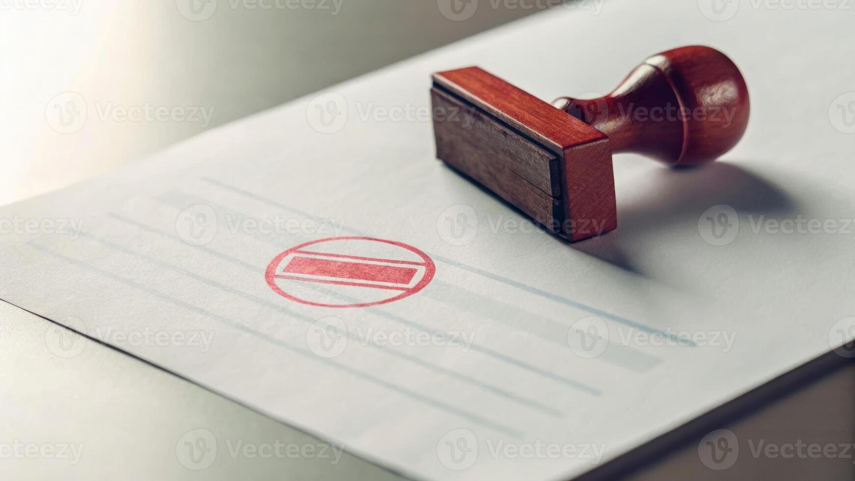 Job labor employment, unemployment. Document paper stamp red forbidden symbol office approval rejection business law . Hiring rate, economic growth, opening workforce market photo