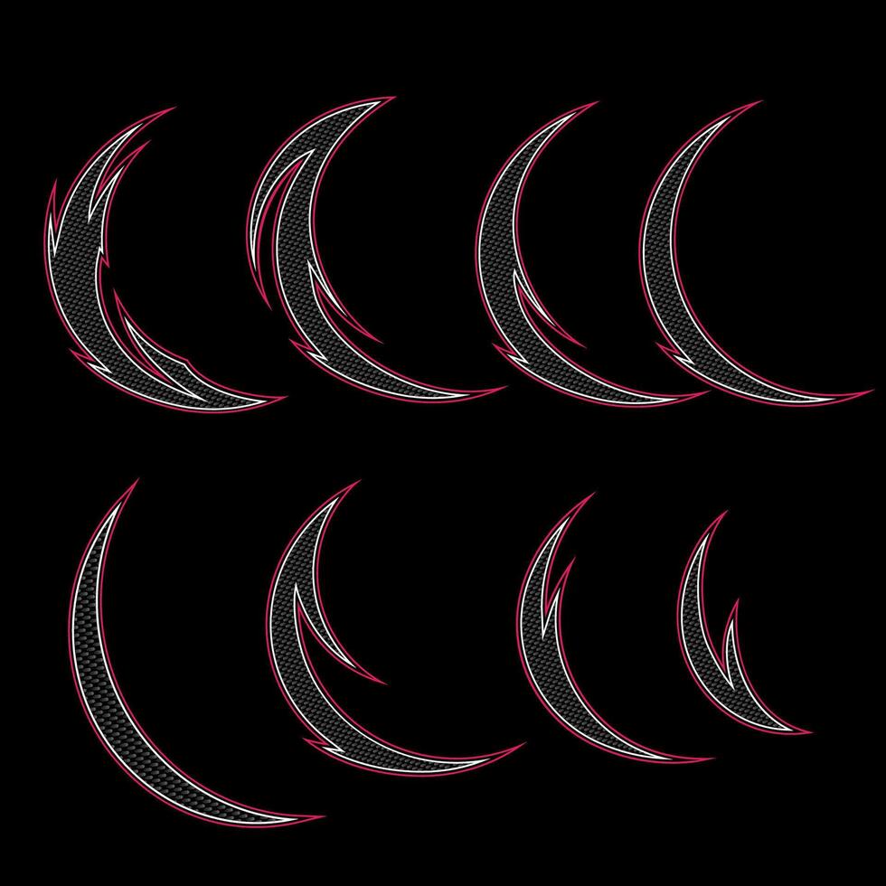 tribal template for racing design vector