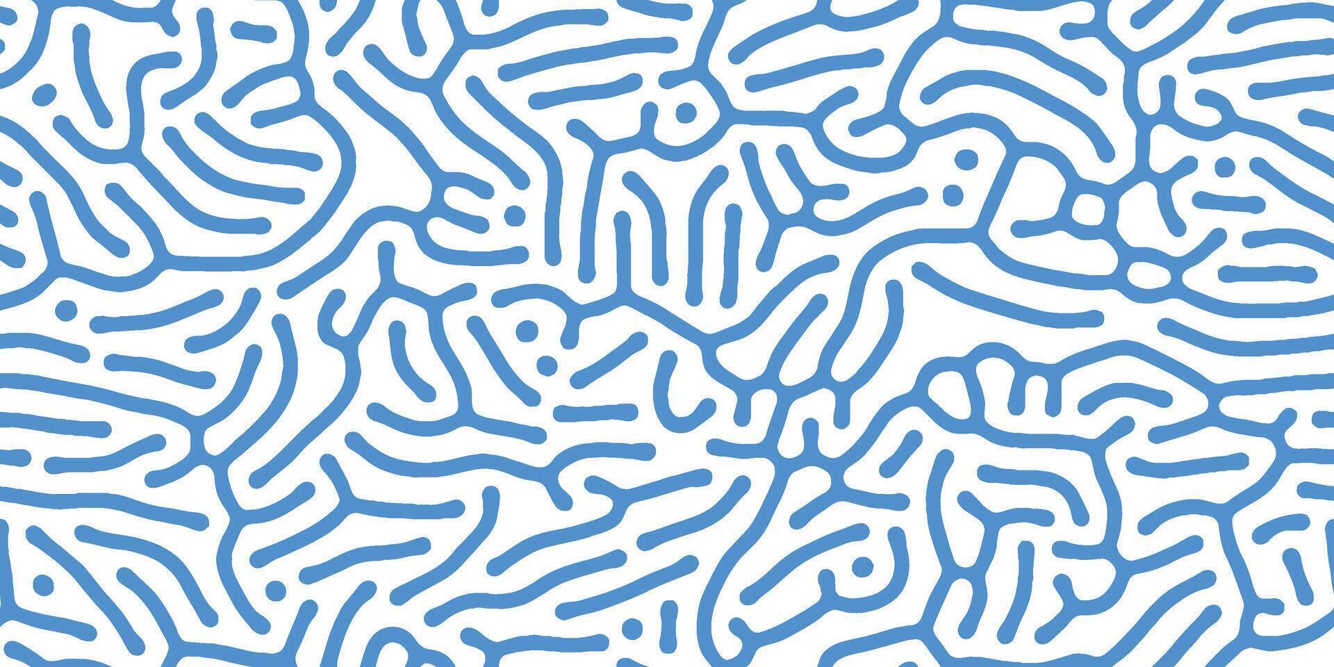 Abstract organic seamless pattern Simple flat black and white backdrop. vector
