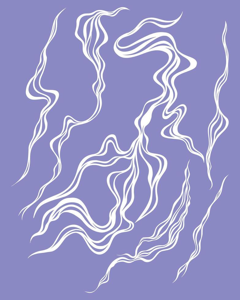 Smoke cloud fume vapor illustration set collection clip art element, dust, cartoon explotion editable vector