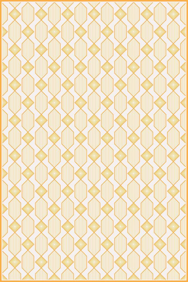 elegant gold pattern of rhombus shape with multiple thin line inside vector