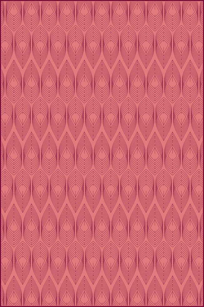 beautiful waving lines pattern with abstract style and pink background vector