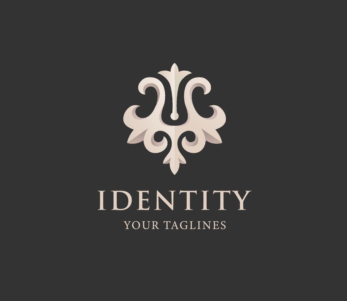 abstract modern classic ornament for decorative or symbol vector