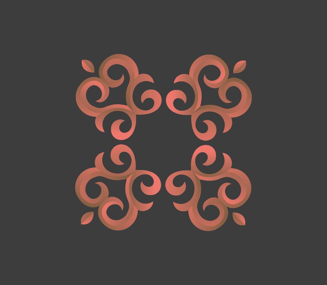 abstract modern classic ornament for decorative decoration vector