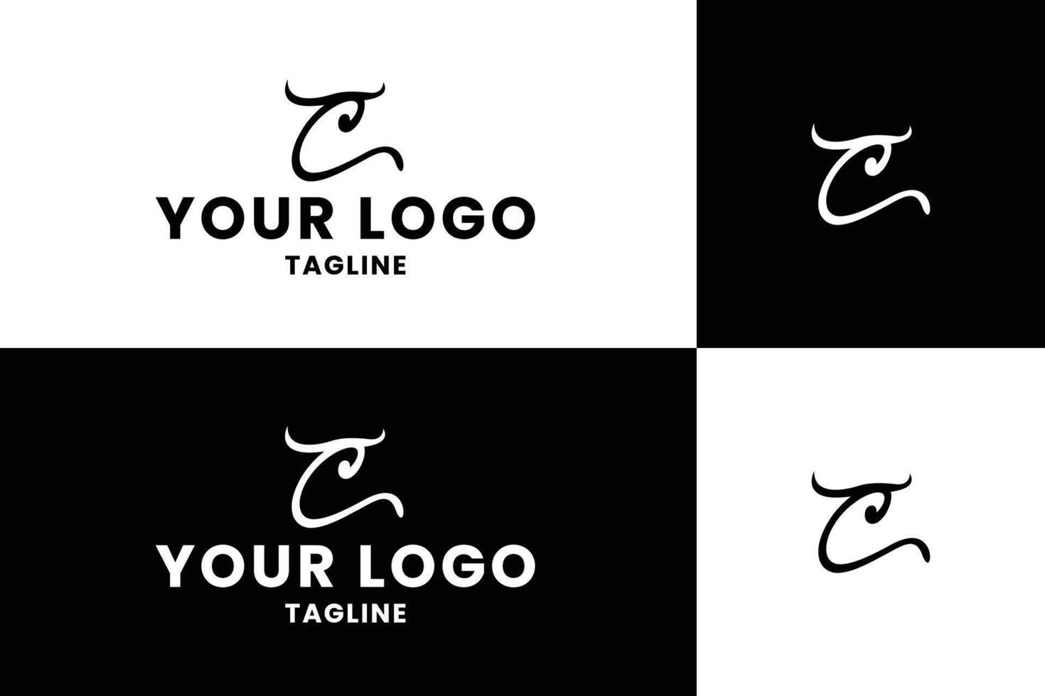 Elegant Letter C Logo Design Template vector