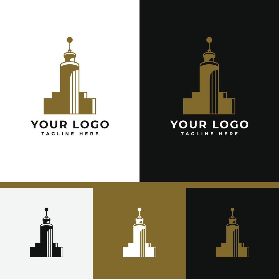 Sophisticated Building Logo Design Template vector