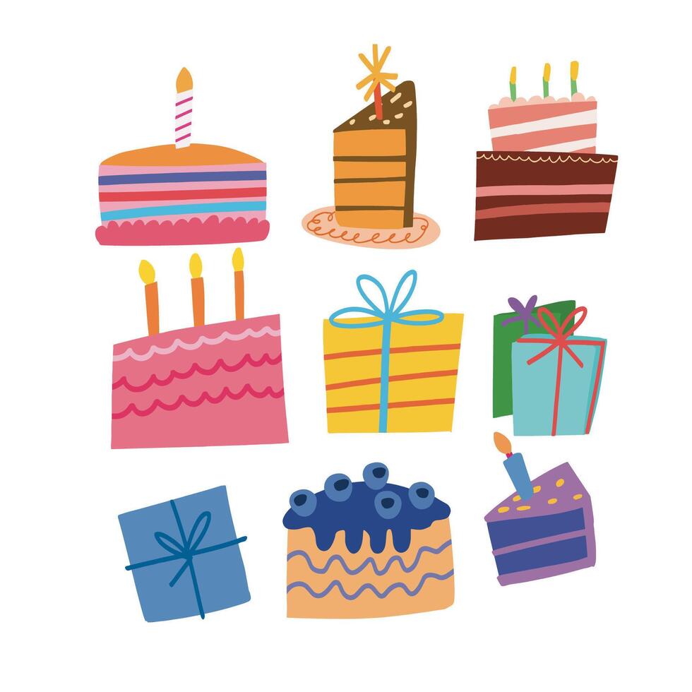 Illustration Birthday Cake vector