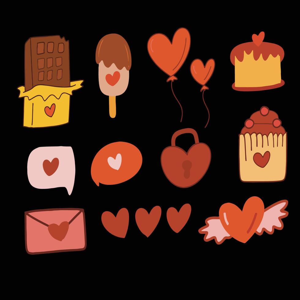 Happy Valentine Illustration vector