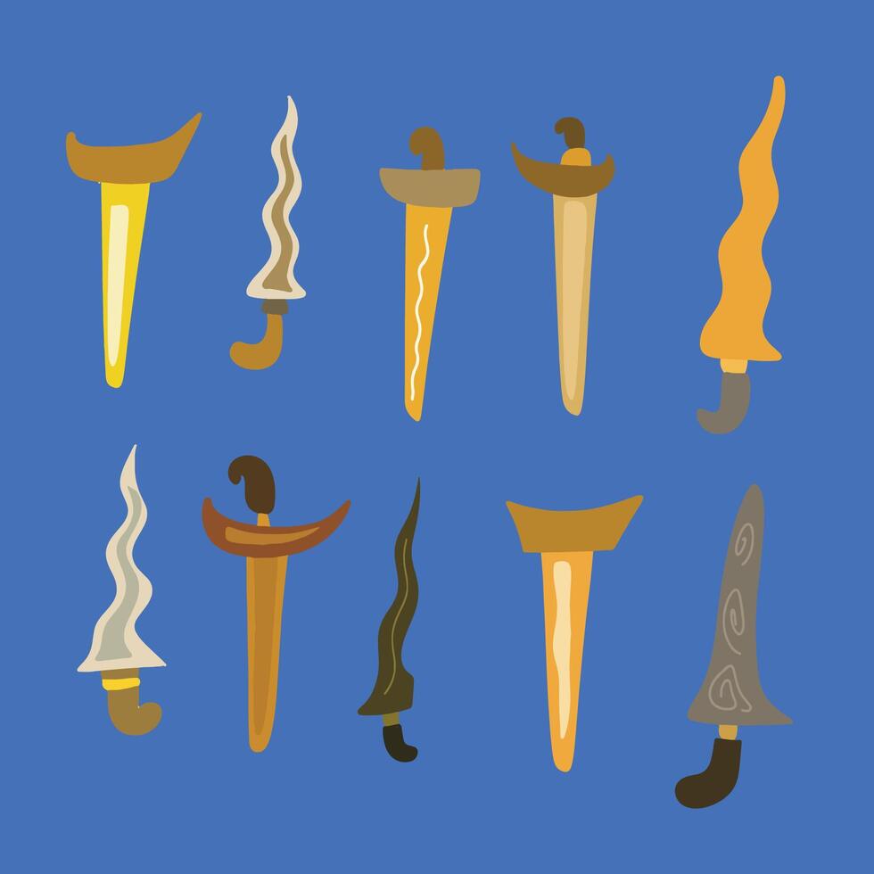 Keris From Indonesia vector