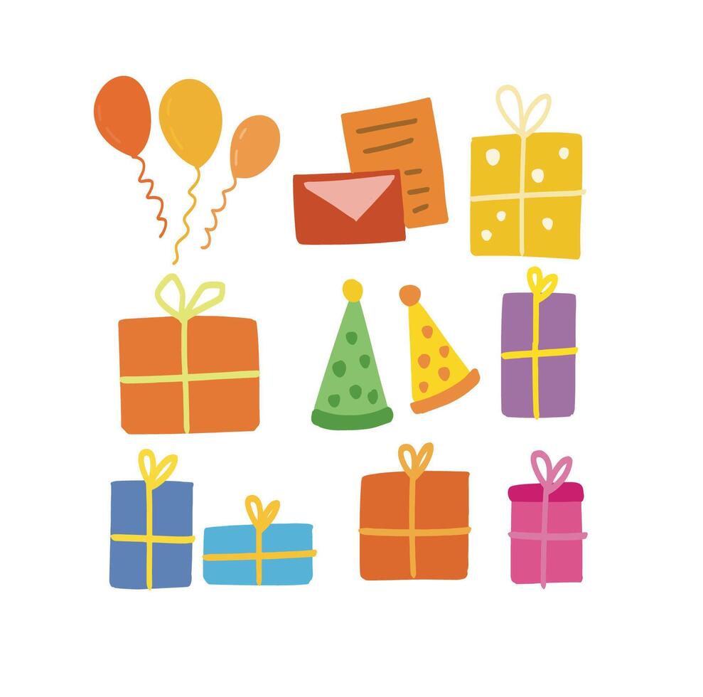 Gift box illustration vector