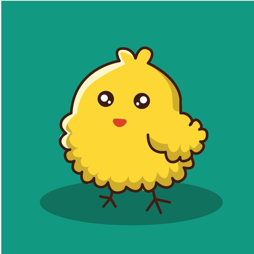 Little Yellow Sunshine A Happy Chick vector