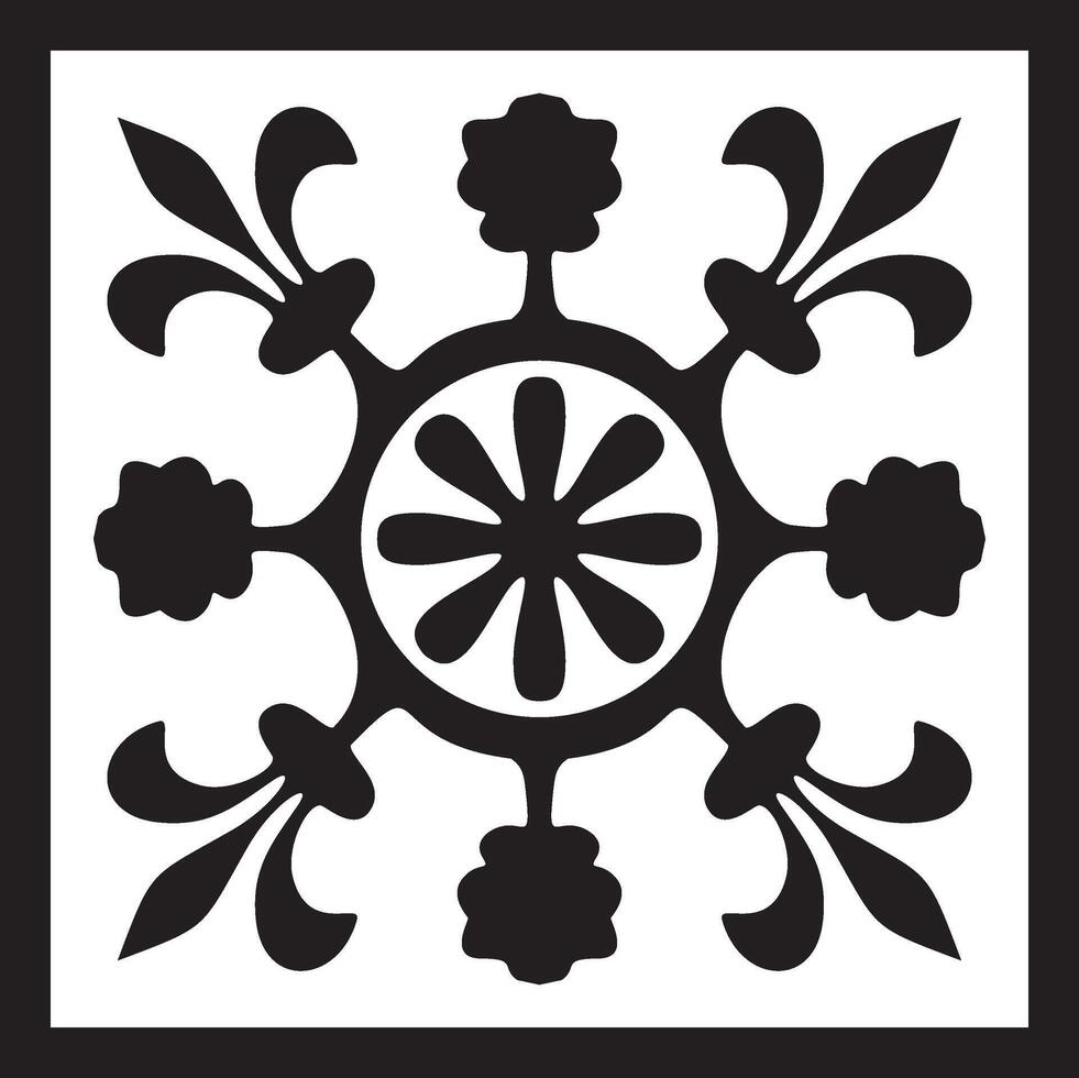 black monochrome ancient Roman ornament elements. Classic European parts of patterns. Lilies, crowns vector