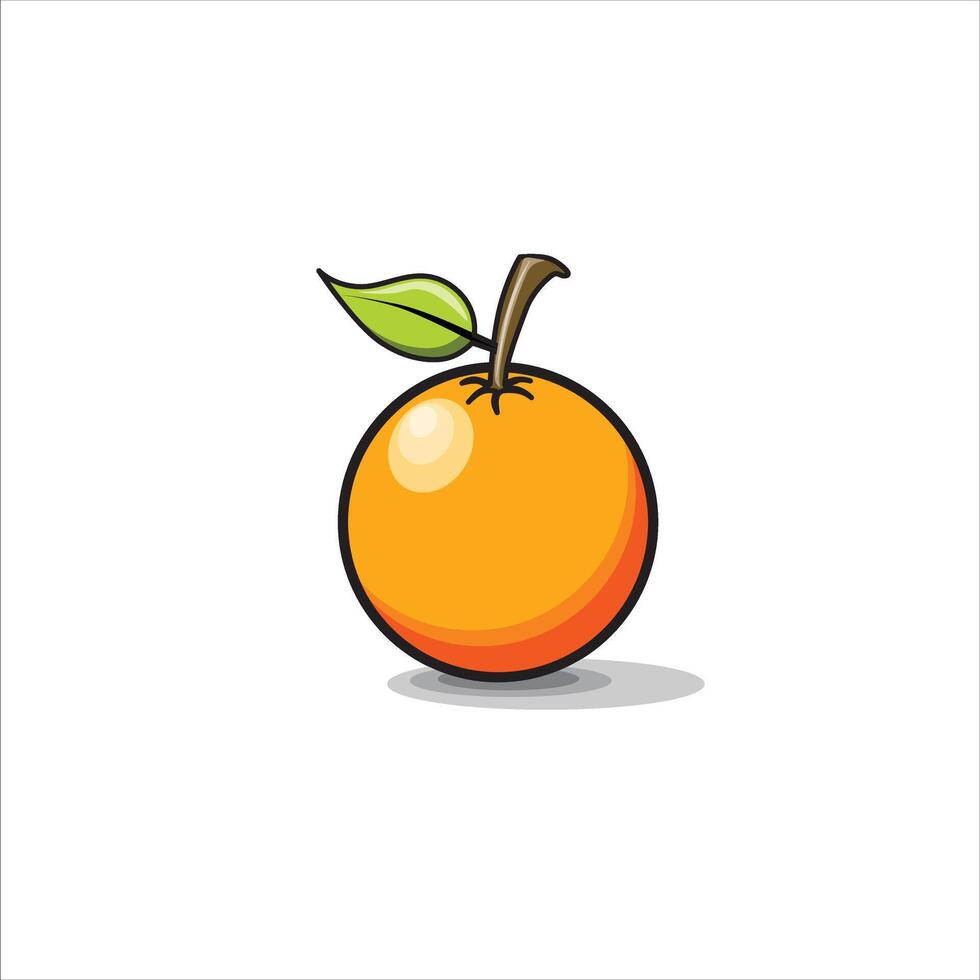 Fresh oranges can be made into a cool icon. vector
