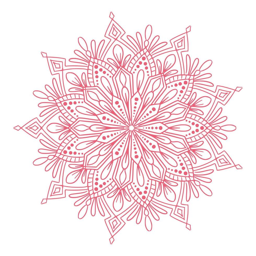 Decorative Mandala Pattern for Backgrounds vector