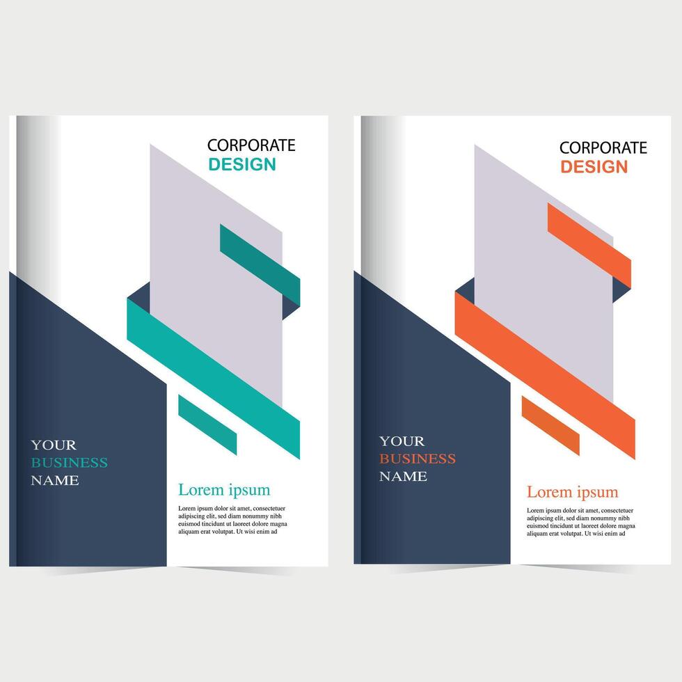 Clean and Minimal Business Flyer vector