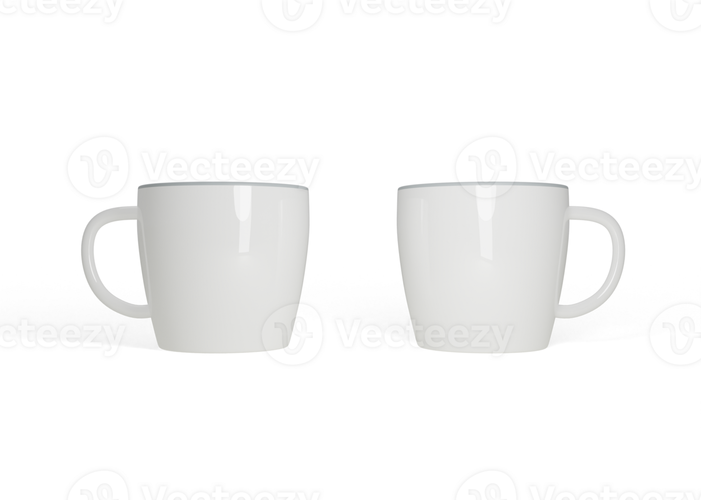 Oval Mug for Coffee Shop Branding Design png