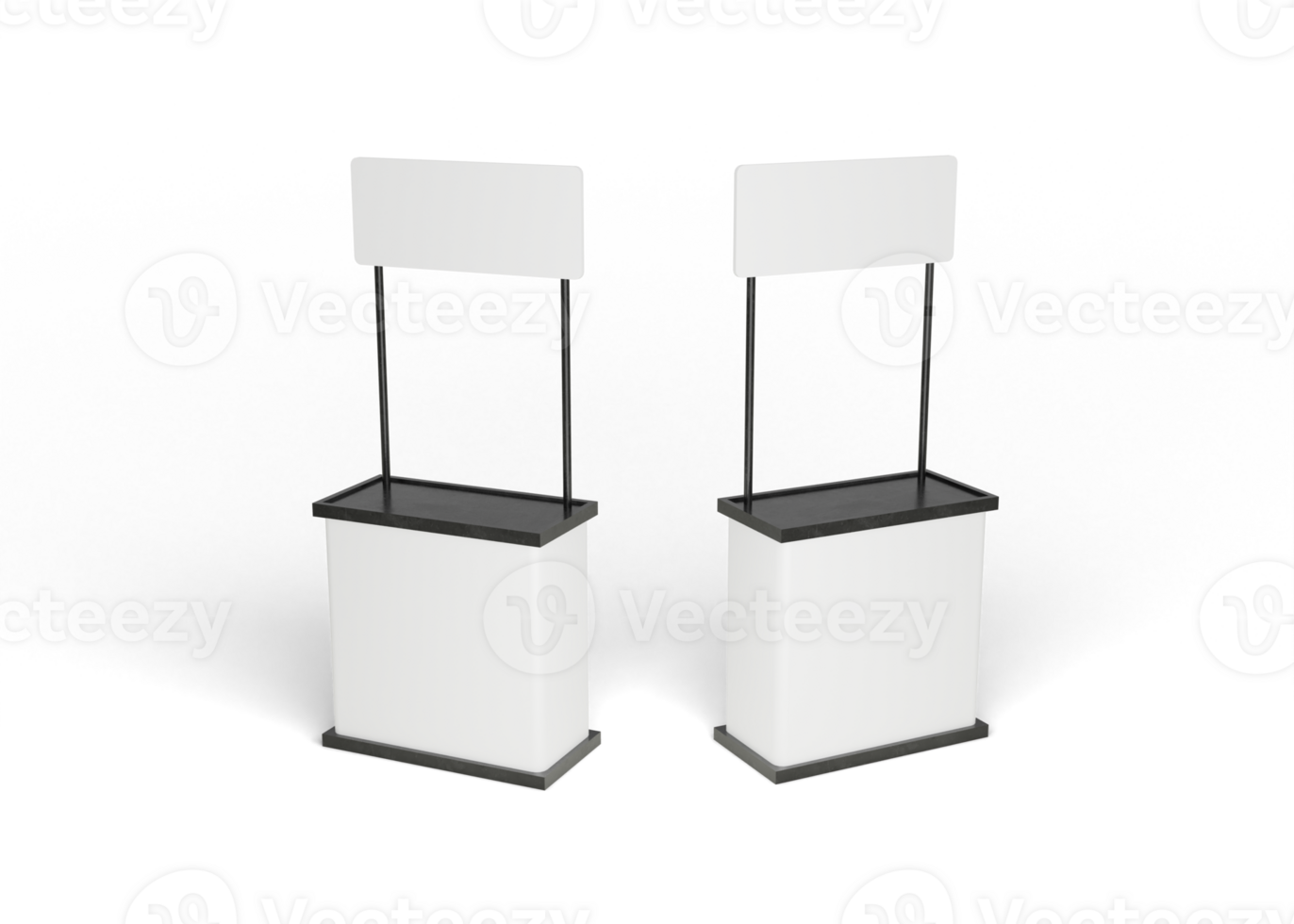 Portable Stand Booth for Event Branding and Logo Display png