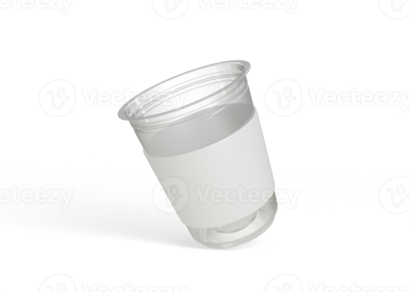 Transparent Coffee Cup with Condensation for Refreshing Brand Feel png