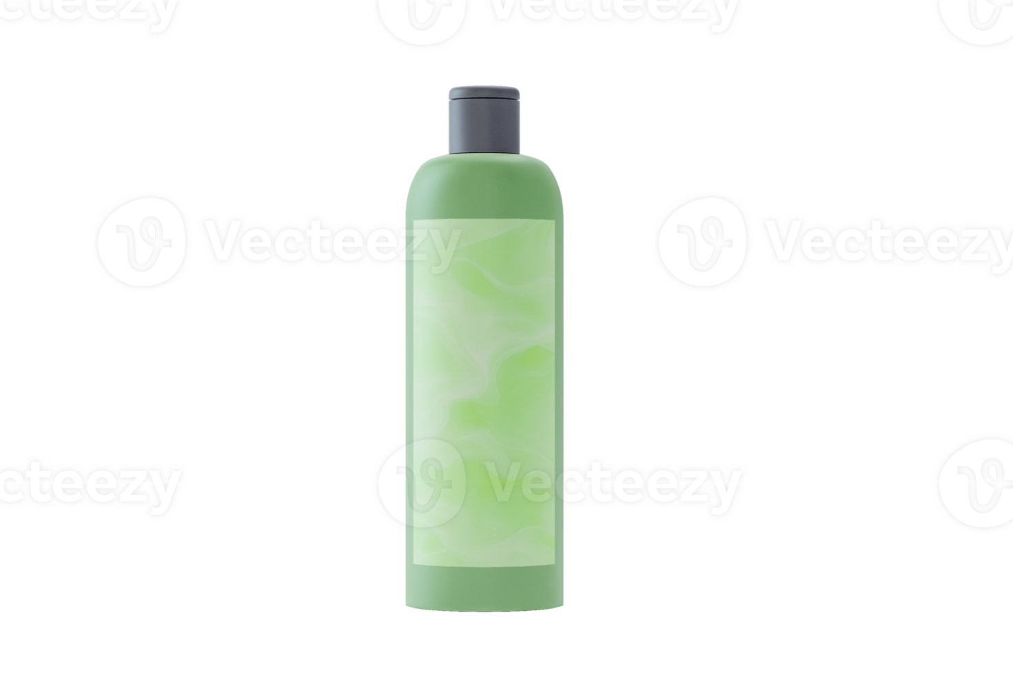 Shampoo bottle mockup design template for product branding png