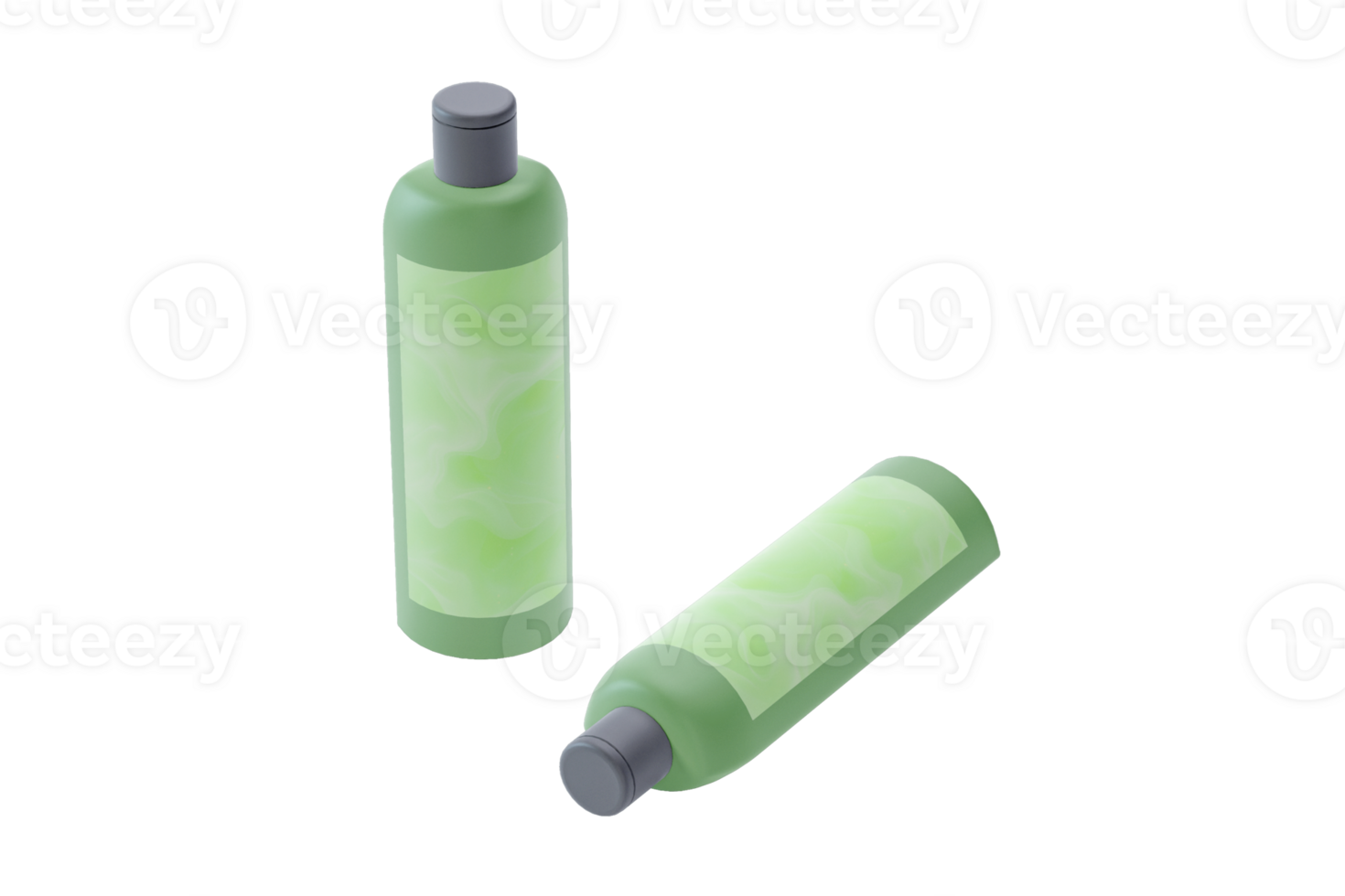Shampoo Bottle branding Mockup design Template png