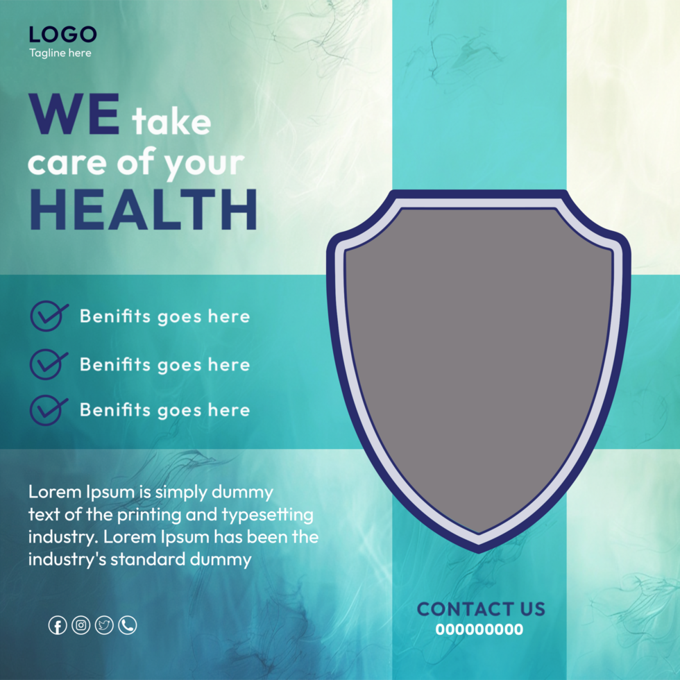 Medical Wellness Template for Health Awareness Promotion psd
