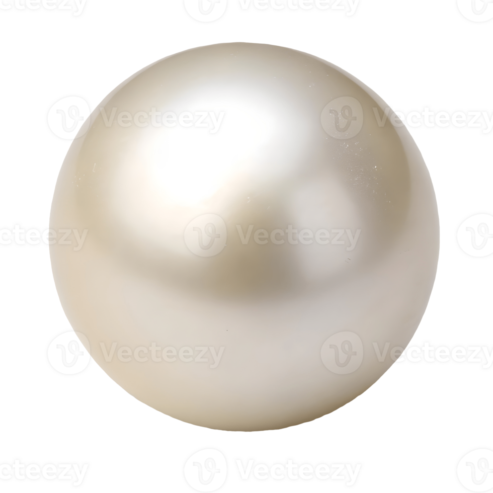 Luminous Pearl Orb Elegant Still Life Photography, Lustrous Surface, Soft Lighting, Minimalist Aesthetic, Jewelry Component, Isolated on White Transparent Background png