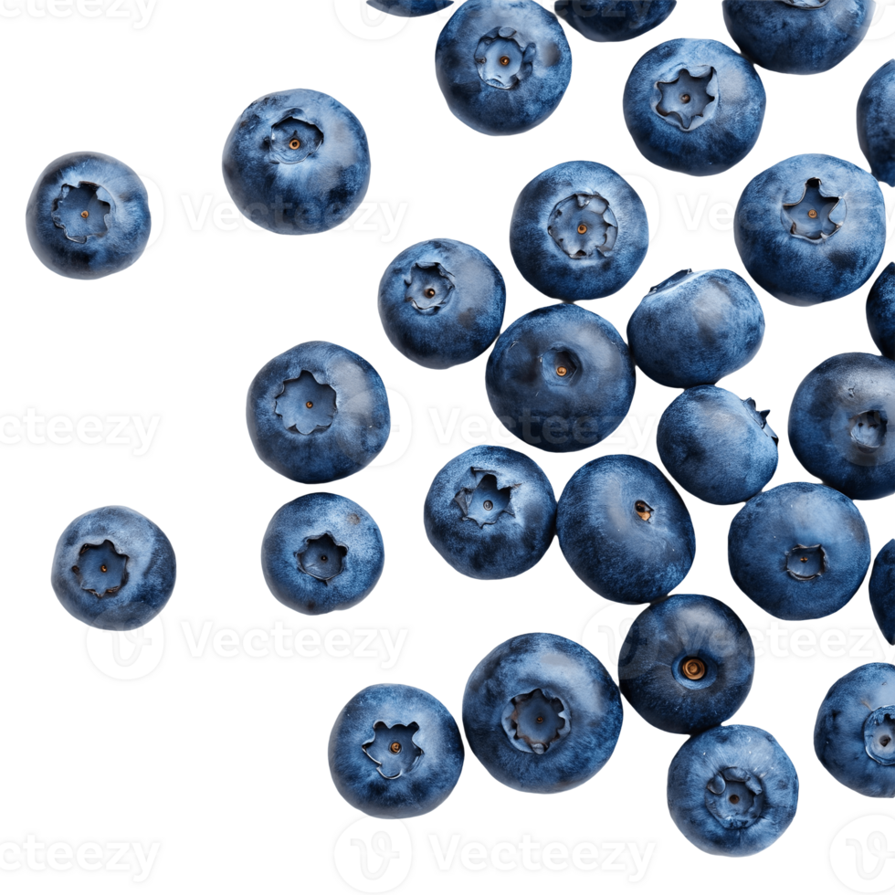 Fresh Blueberries on Antioxidant Rich, Healthy Eating, Fruitful Delight, Isolated, Culinary Ingredient Transparent Background png