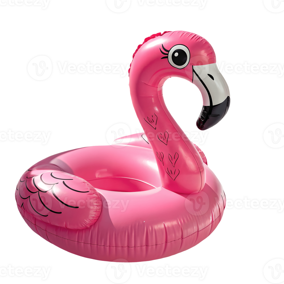 Inflatable Pink Flamingo Pool Float Summer Fun, Pool Party, Water Toy, Relaxation, Outdoor Recreation, Tropical Vibe, Summer Vibes Transparent Background png