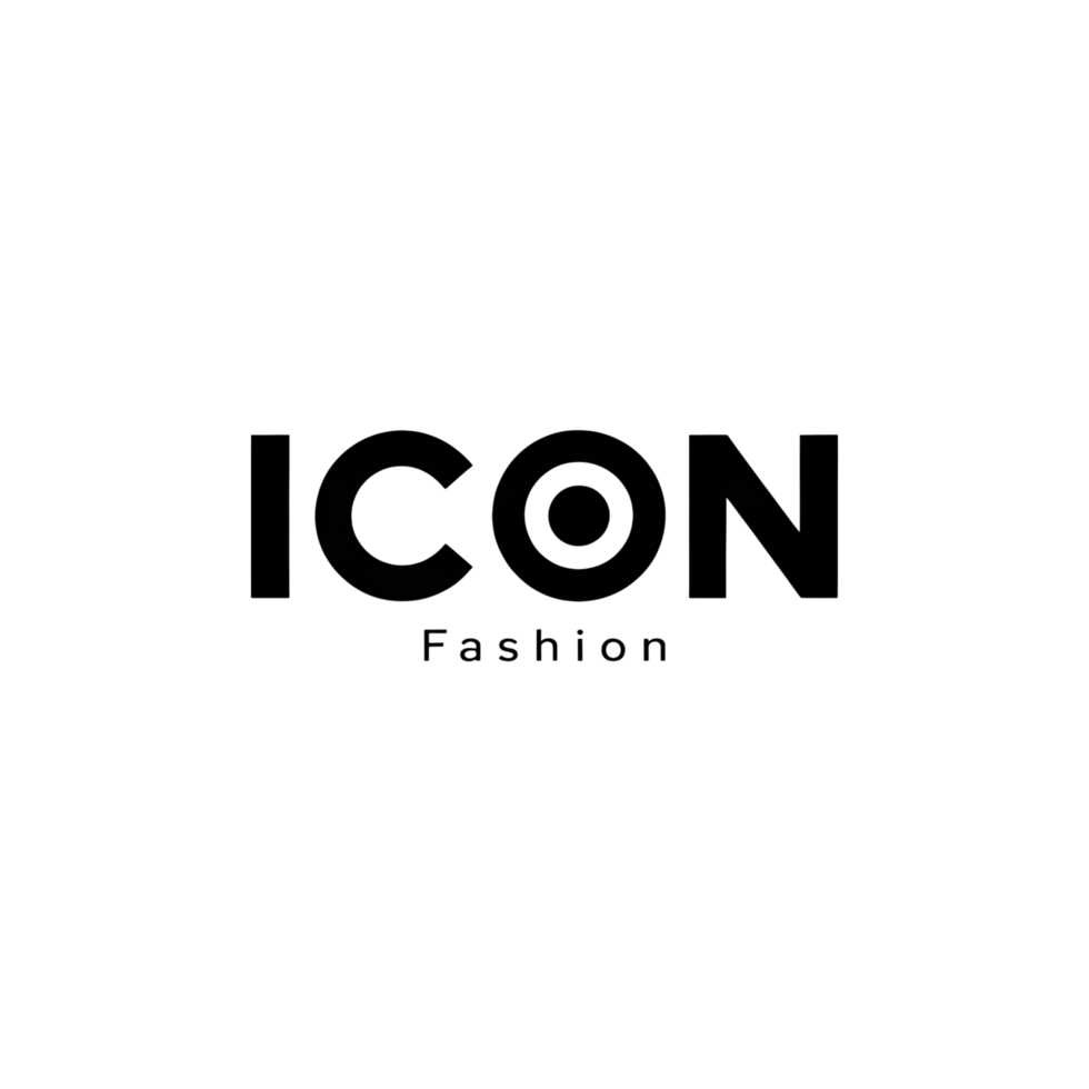 Stylish Fashion Label Logo Design in Black and White png