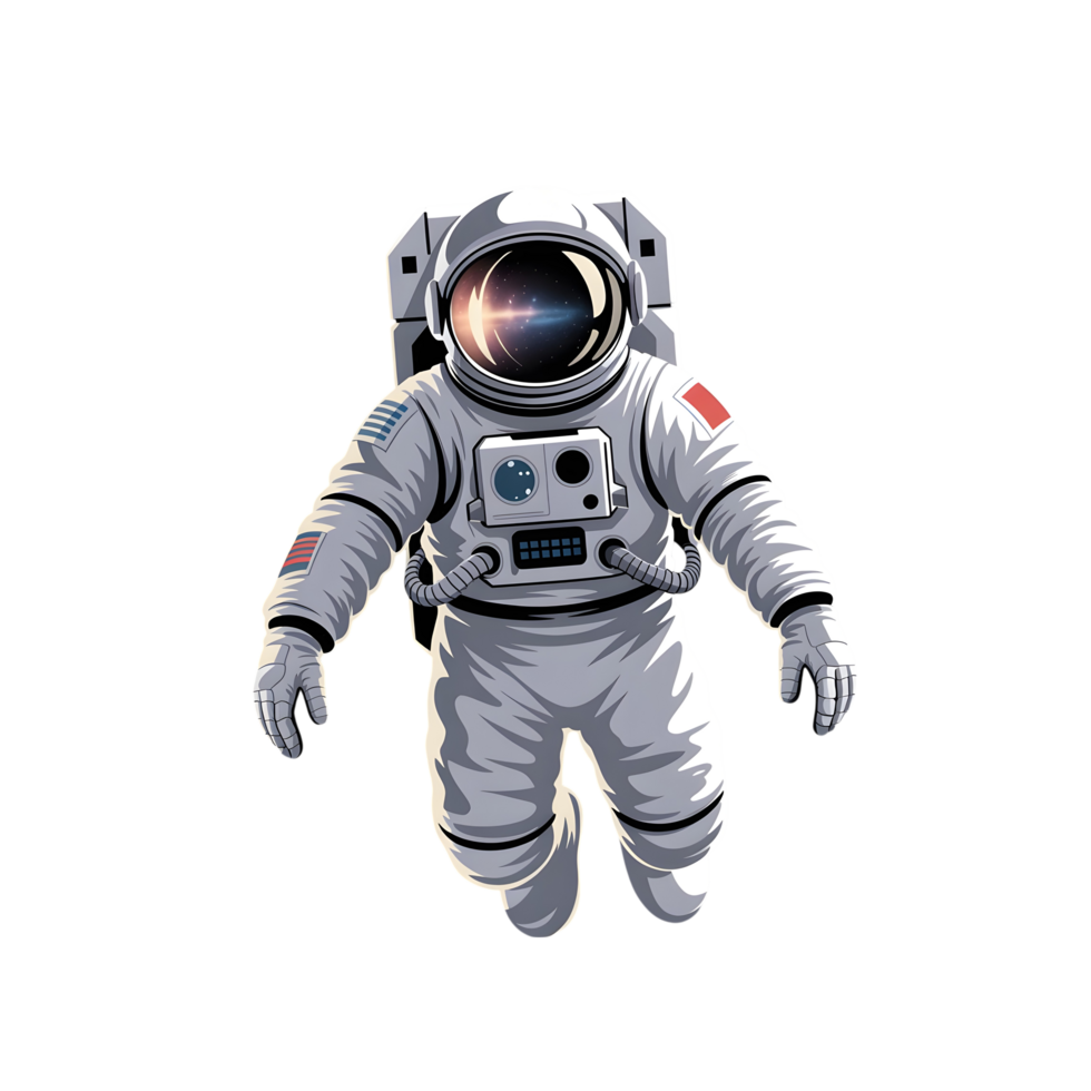 High-Detail Astronaut Image for Science and Galaxy Themes png