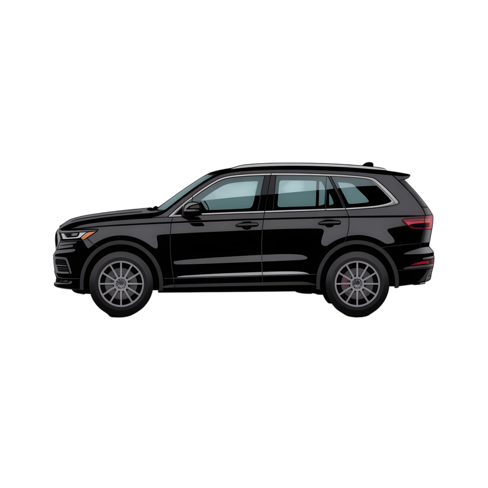Modern Luxury SUV Car Isolated Image png
