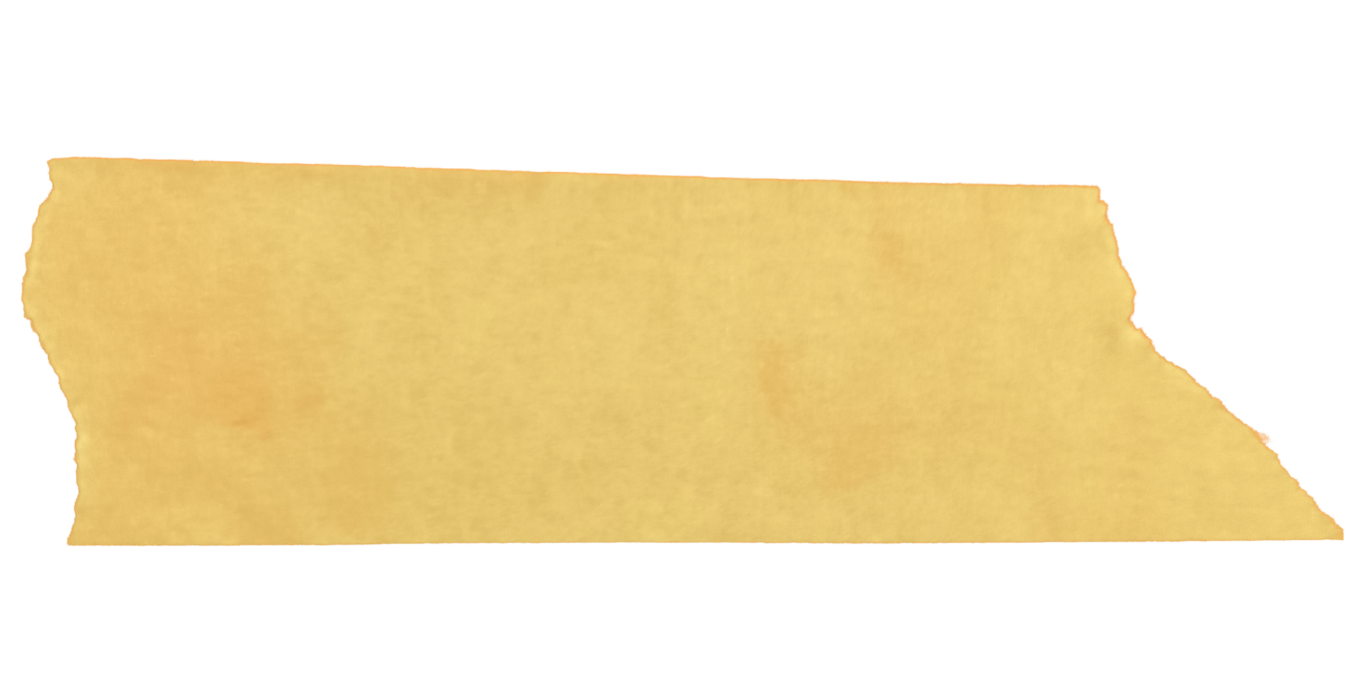 Transparent Masking Tape with Jagged Torn Finish for Graphic Design png