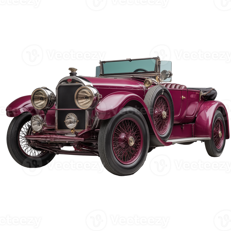 Antique Car Isolated on transparent background png