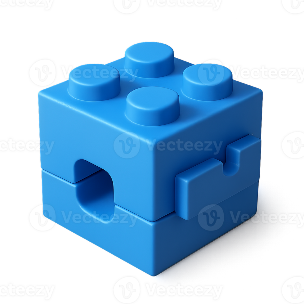 3D Modular Toy Block for Simple Composing and Creative Play png