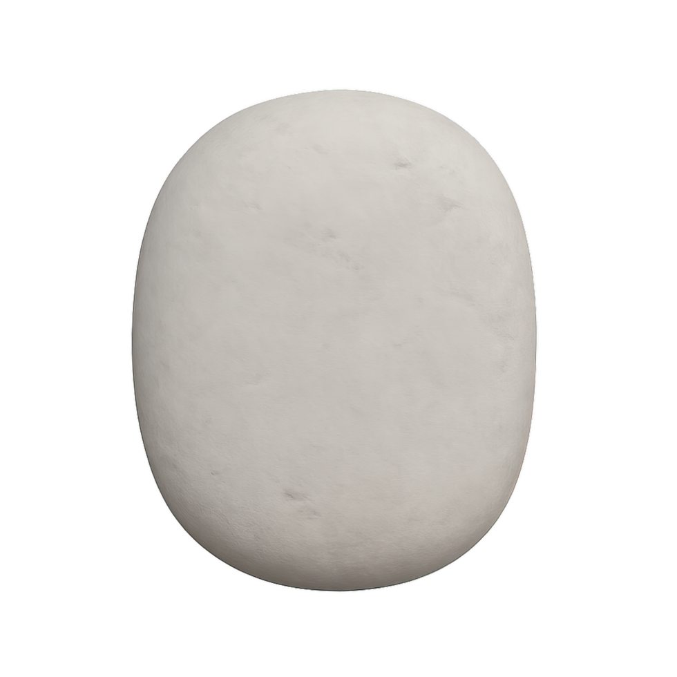 Simple 3D Stone Icon for Modern Design Projects and Applications png